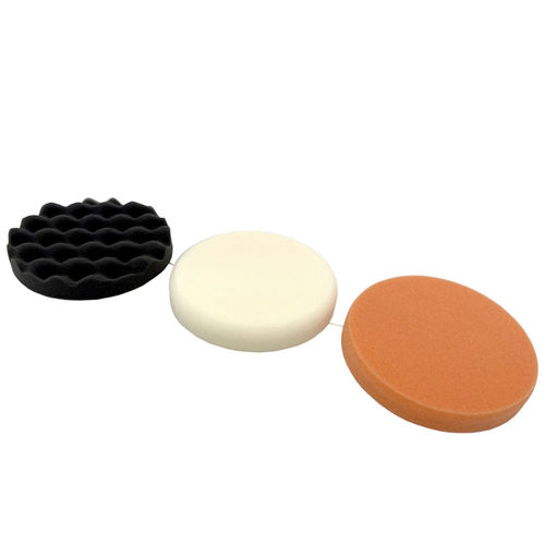 Foam polishing pad - 5-100 series - August Handel GmbH - CARFIT - soft / Velcro®