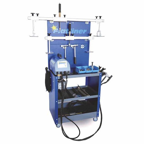 Trolley-mounted body repair system - 5004 - BETAG Innovation - with welder