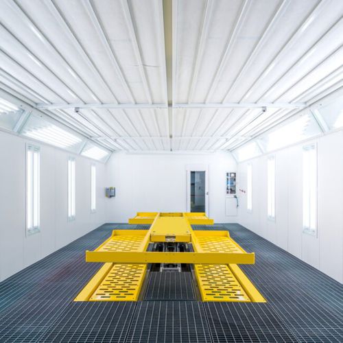 Scissors car lift - Blowtherm S.p.A. - hydraulic / pneumatic / for car