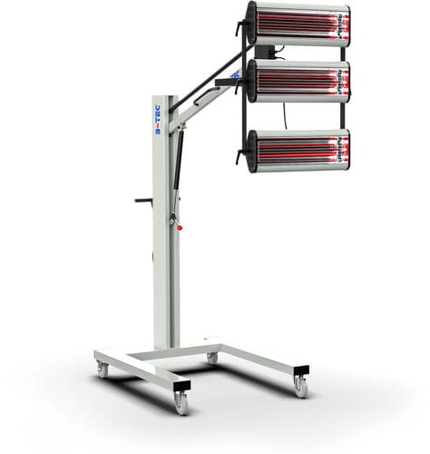 Infrared dryer - IR-X3 - B-TEC GmbH - continuous / for paint / for auto body
