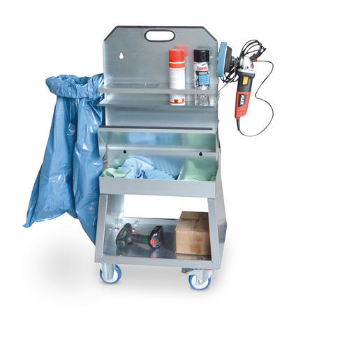 Workshop trolley - Jimmy - B-TEC GmbH - work station / storage / galvanised steel