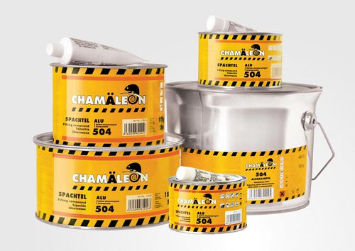 Polyester putty - 504 series - Chamäleon GmbH - two-component / repair / for auto body