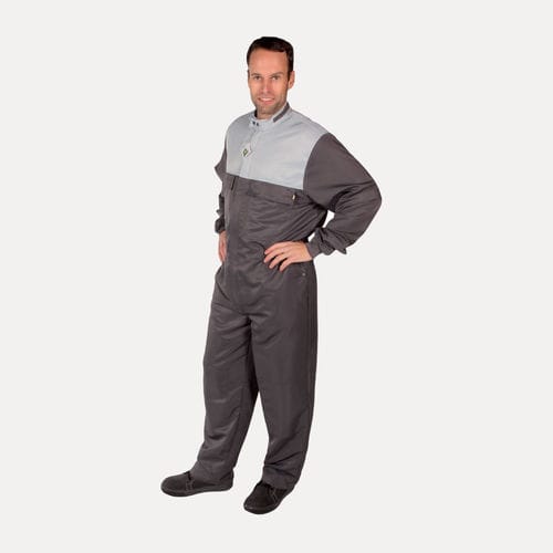Work coveralls - SAFETY neo - DREFI Drehkopf & FIDI GmbH - chemical protection / fabric / carbon yarn