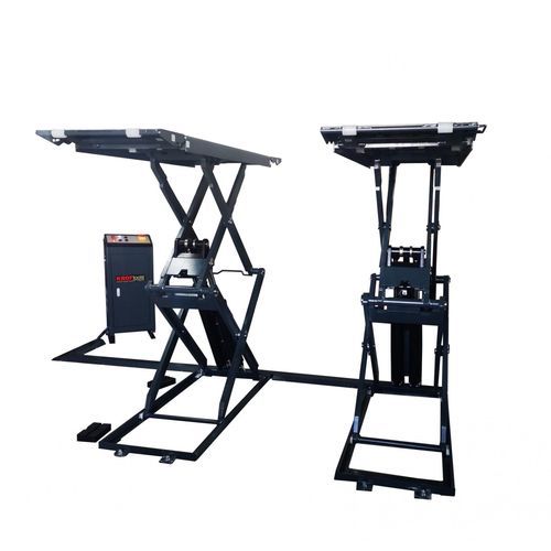 Scissors car lift - 9815 - KROFtools Professional Tools - 3 ton / hydraulic / electric