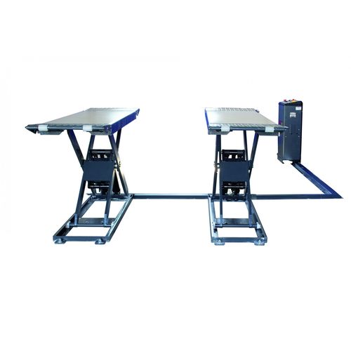 Scissors car lift - 9818 - KROFtools Professional Tools - 3 ton / electro-hydraulic / for car
