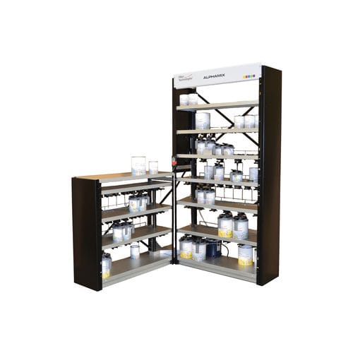 Storage cabinet - Alphamix - Fillon Technologies S.A.S. - built-in / shelf / metal
