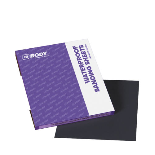 Paper abrasive - 0200602 series - HB BODY S.A. - resin / waterproof / for auto body