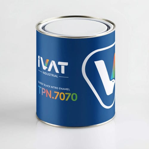 Protective coating - GLOSSY BLACK ENAMEL - IVAT Coatings Srl - nitrile / synthetic / light