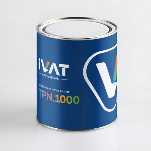 Protective coating - GLOSSY WHITE ENAMEL - IVAT Coatings Srl - nitrile / synthetic / industrial