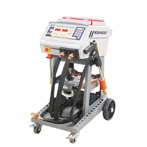 Trolley-mounted body repair system - 3200 - KRAUSS TOOLS GmbH - with welder
