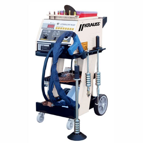 Trolley-mounted body repair system - POWERDENT S40 - KRAUSS TOOLS GmbH - with welder