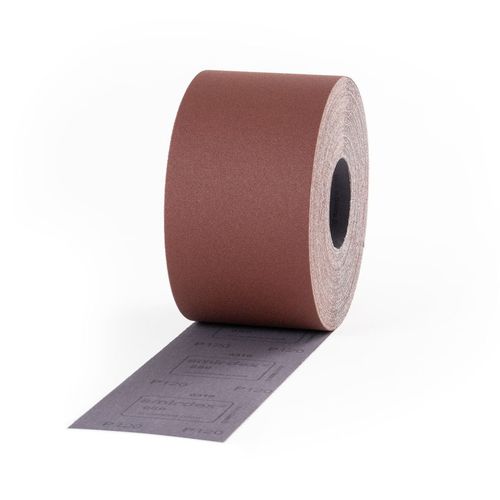 Aluminum oxide abrasive roll - 650 J-Flex  - Smirdex SA - cotton / resin / for wood
