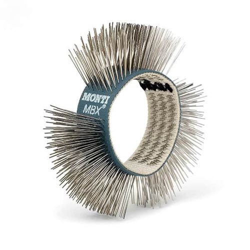 Belt brush - MBX® Stainless Blue Fine - Monti-Werkzeuge GmbH, Part of Monti Group - finishing / surface treatment / stainless steel