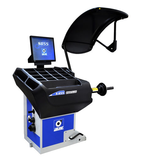 Car wheel balancer - S 855 EVO Plus - GIULIANO INDUSTRIAL S.p.A. - automatic / with touchscreen
