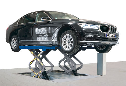 Double-scissor post lift - RAV510I  - Ravaglioli - 3.5 ton / electro-hydraulic / for car