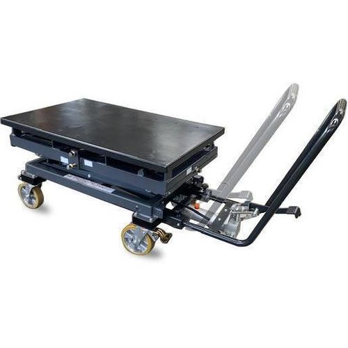 Foot-operated lift table - KT100XT - Ravaglioli - hydraulic / mobile / for assembly
