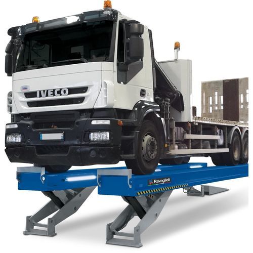 Fixed scissor lift - RAV825.9I - Ravaglioli - electro-hydraulic / workshop / commercial