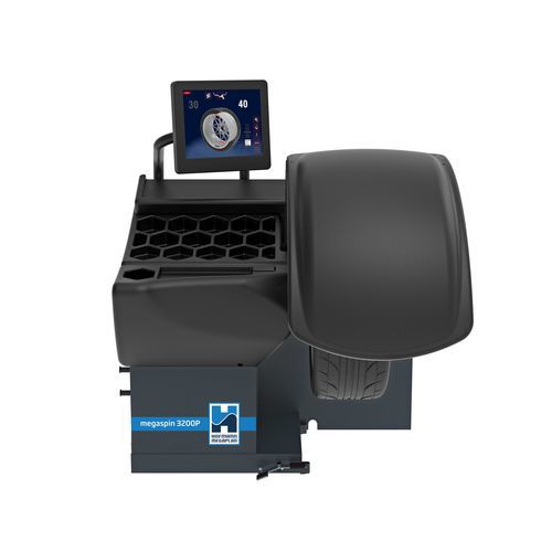 Car wheel balancer - megaspin 3200P - Hofmann Megaplan GmbH - automatic / with touchscreen / computerized
