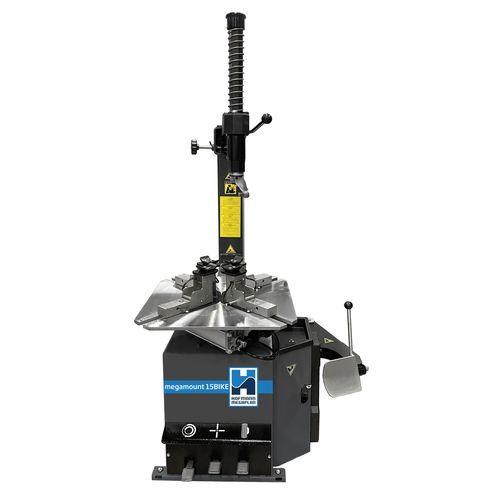 Motorcycle tyre changer - megamount 15 bike - Hofmann Megaplan GmbH - semi-automatic / horizontal / vertical