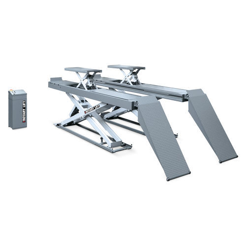 Scissors car lift - S38N series - BlitzRotary GmbH - electro-hydraulic / for car / 400 V