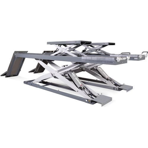 Scissors car lift - S40LT series - BlitzRotary GmbH - 4 ton / electro-hydraulic / for car