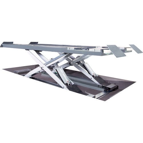 Scissors car lift - S50N series - BlitzRotary GmbH - electro-hydraulic / for car / 400 V