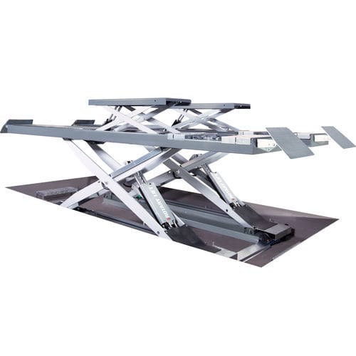 Scissors car lift - 52HG series - BlitzRotary GmbH - 5 ton / electro-hydraulic / for car