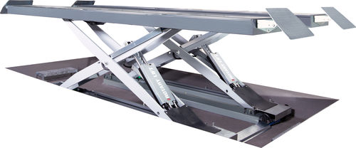 Scissors car lift - VAS 791021 - BlitzRotary GmbH - 3.5 ton / electro-hydraulic / for car