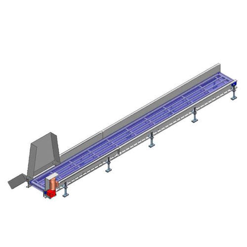 Modular belt conveyor - Diicma - transport / handling / meat