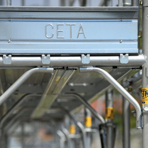 Fixed scaffolding - RP 70 - Ceta Spa - facade / modular / with stairway