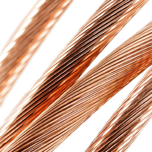 Copper electrical wire LEONI Draht GmbH flexible / multistrand / round