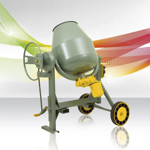 Electric concrete mixer - US-160 - Umacon S.A - mobile / stand-alone / reversing drum