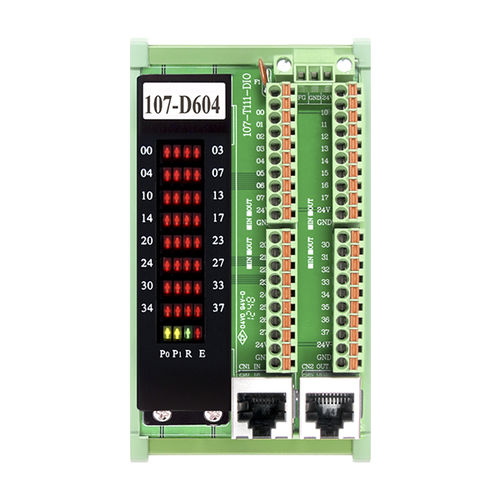 Slave I/O module - 107-D604-XN - Taiwan Pulse Motion - digital / RJ45 / RS-485