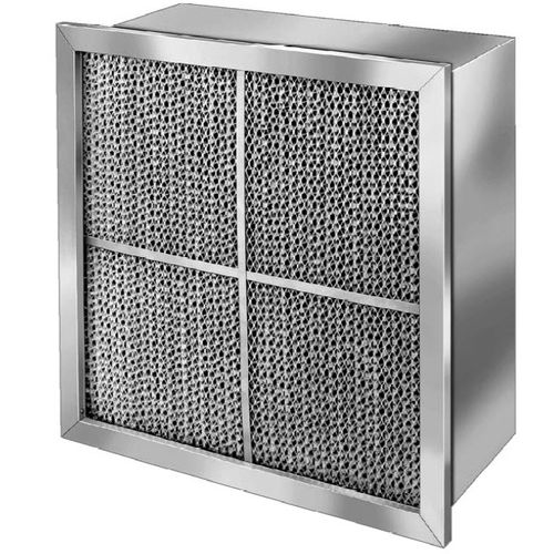 Air filter - Variflow® HT - Airguard - panel / metal / glass