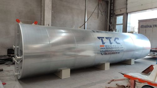 Asphalt tank - TTC Mühendislik - level indicator / bitumen / transportable