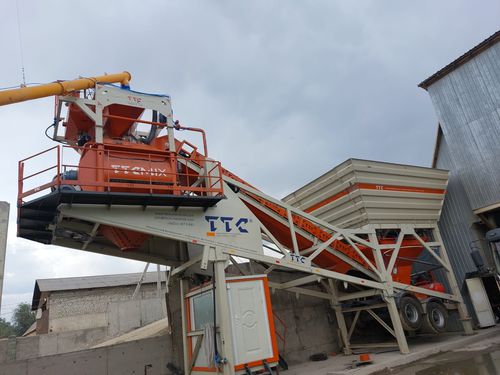 Mobile concrete batching plant - TTC-B-100M - TTC Mühendislik - automatic / special / single-chassis