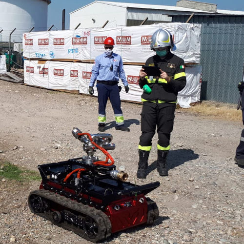 Fire-fighting robot - RHYNO PROTECT - Shark Robotics (Shark Energy)
