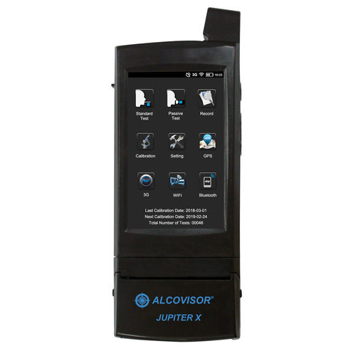 Portable alcohol tester - JupiterX - C4 Development Ltd - digital / wireless / with built-in printer