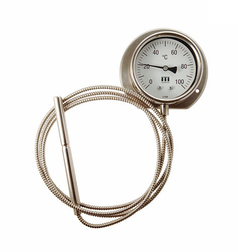 Gas expansion with capillary thermometer - C100 / TFCh - Instruments to Industry - dial / IP65 / rugged