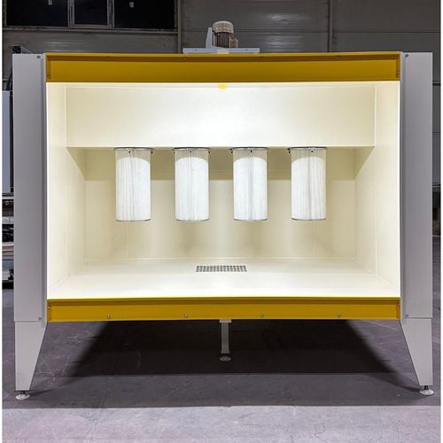 Closed circuit powder coating booth - MEP TEKNIK - cyclone / electrostatic