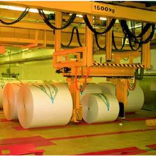 Robotic materials handling system - Witech Maschinen AG - for rolls / industrial