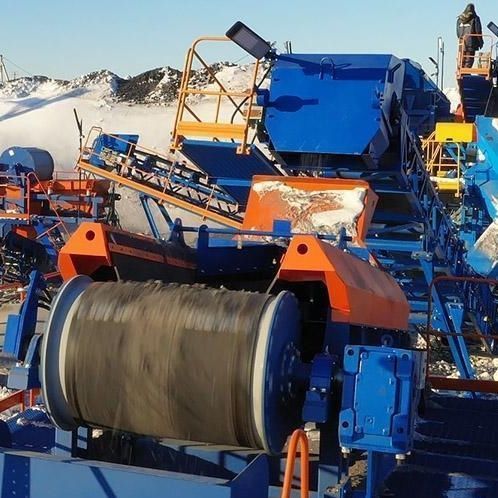 Roller crushing and screening plant - ERGA - stationary / high-capacity