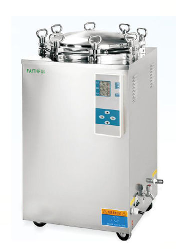 Laboratory sterilizer - FSF-LD series - Huanghua Faithful Instrument Co.,LTD. - steam / vertical