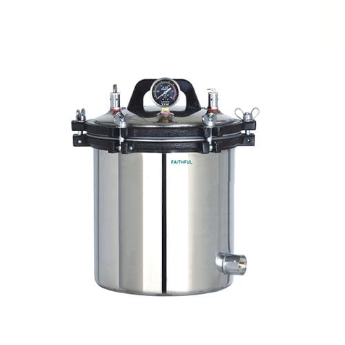 Laboratory sterilizer - FSF series - Huanghua Faithful Instrument Co.,LTD. - heat / automatic