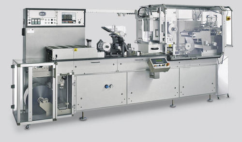 Blister packaging machine - MC - CAM - automatic / for paper / tablet