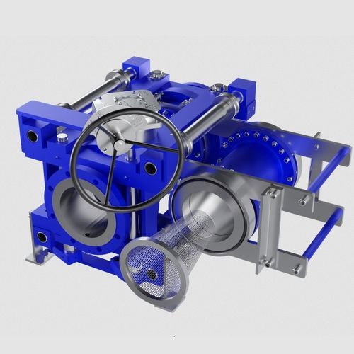 Quick filter changer - QFC - Onis Line Blind - manual / mechanical / for pipelines