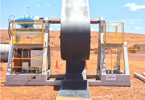 Belt coiler-decoiler - OX-N - Thejo Engineering Ltd