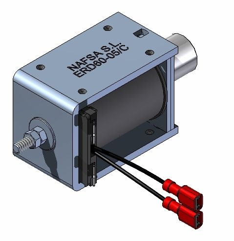 Linear solenoid - ERD60-05/C - NAFSA - single-acting