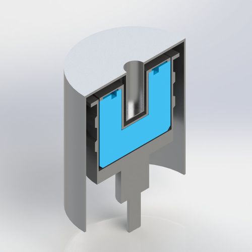 Optical spectrometer - GWD series - baltic scientific instruments - for medical applications / for nuclear applications / nitrogen-cooled HPGe coaxial detector