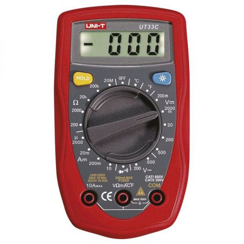 Digital multimeter - UT 33C - Erko - portable / 10 A / frequency
